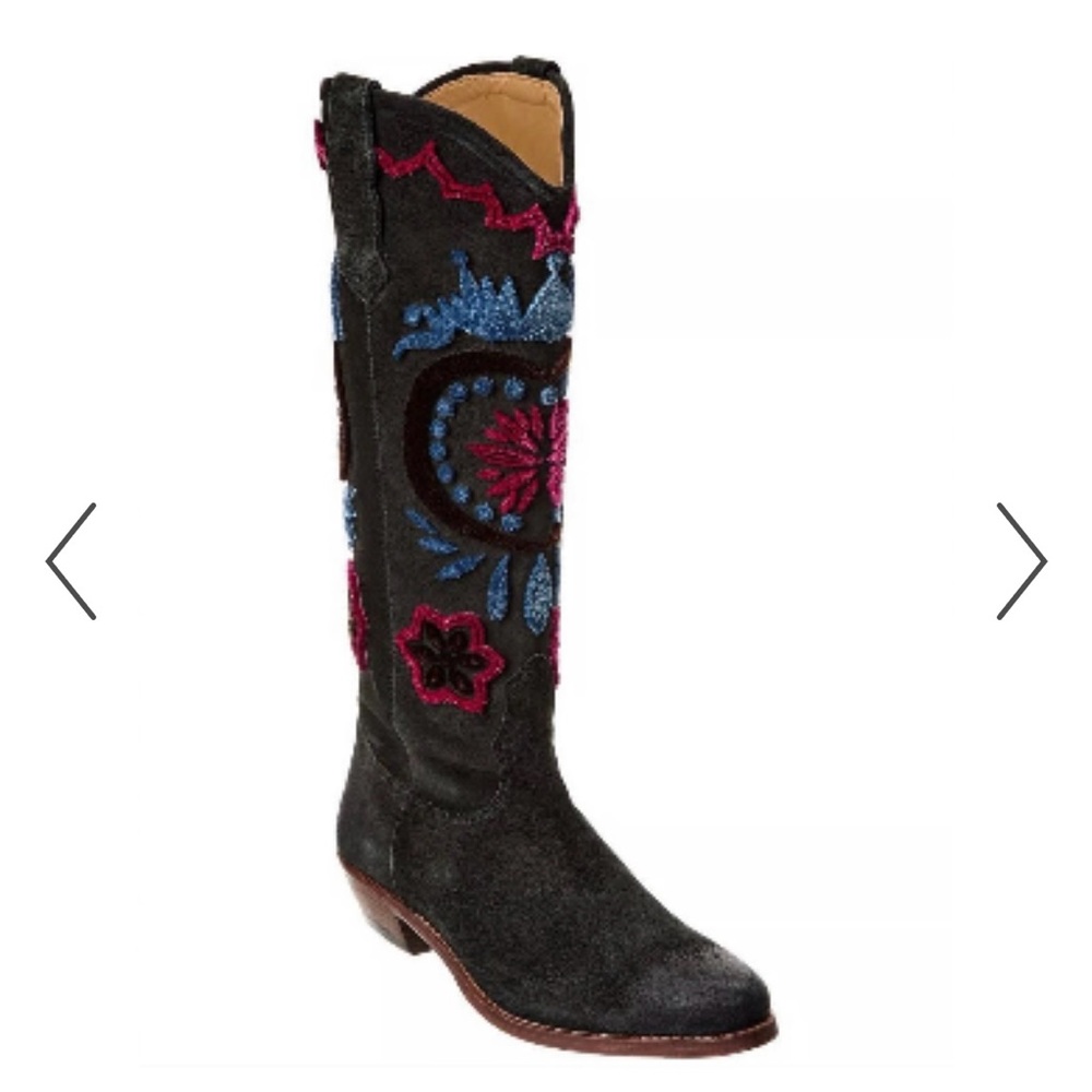 Free People western-inspired boots.